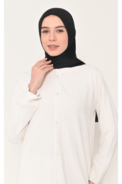 Naira Segitiga Instan Black - Hijab Tencel Modal Micro 